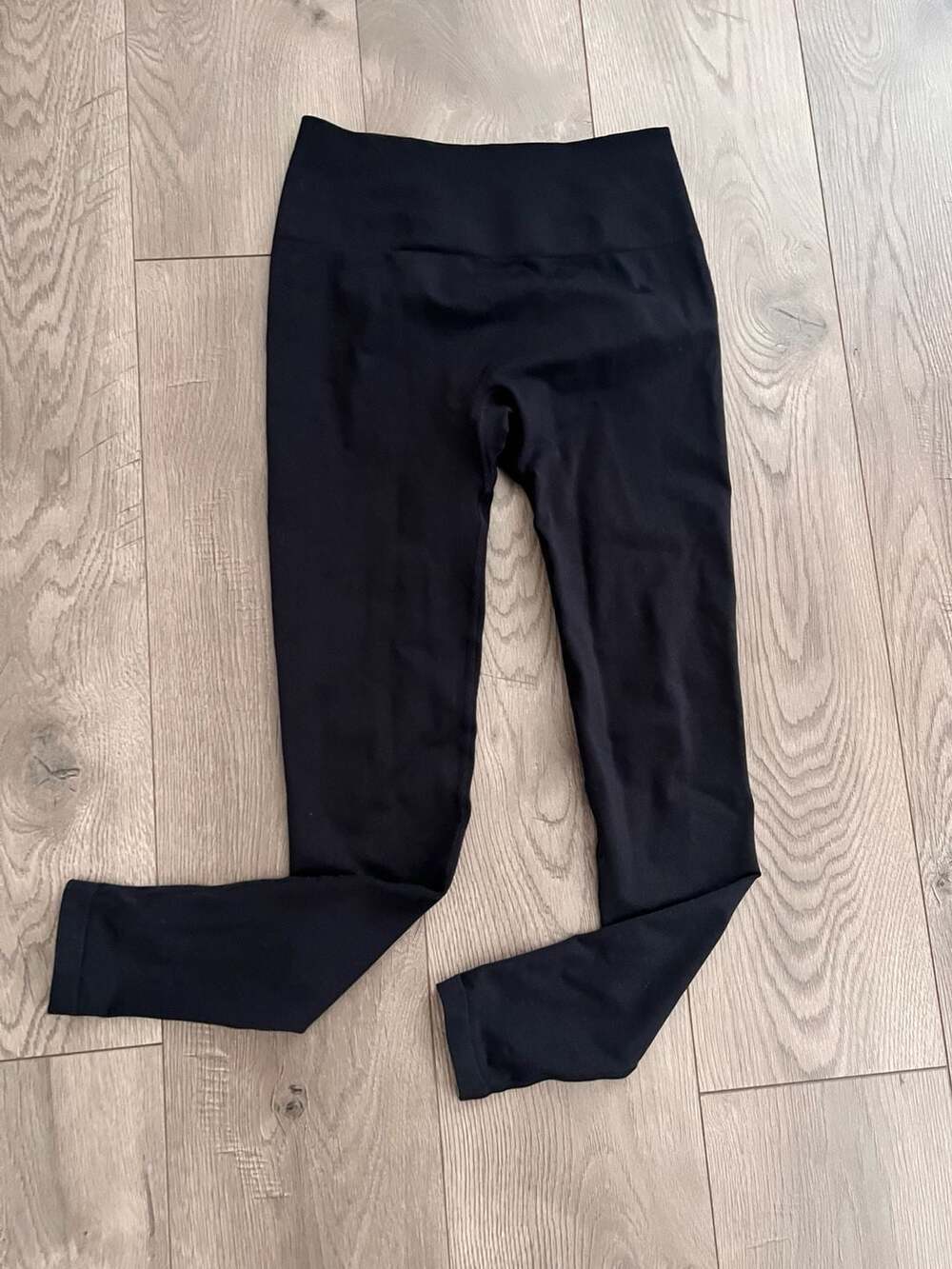 PAVOI Women's Seamless Ruched Leggings Black Size Medium